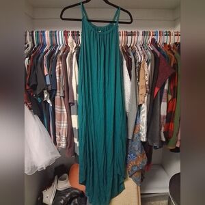 Maurices Teal Maxi Dress